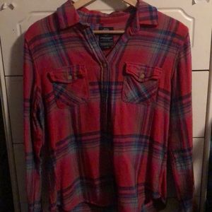Perfect cozy flannel! Gently worn, American eagle
